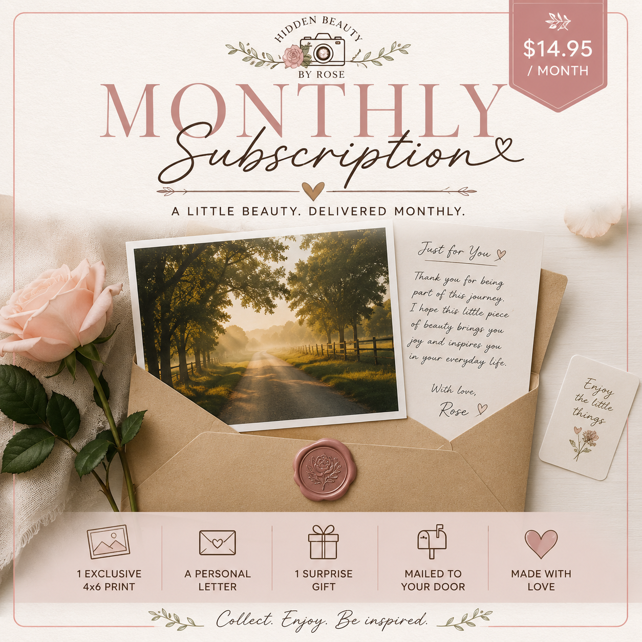 Hidden Beauty Print Club – Monthly Subscription